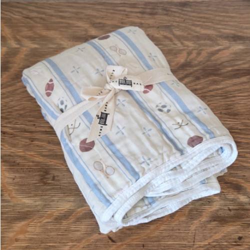 Vintage Sports QUILTED 6 Layer Gauze Blanket