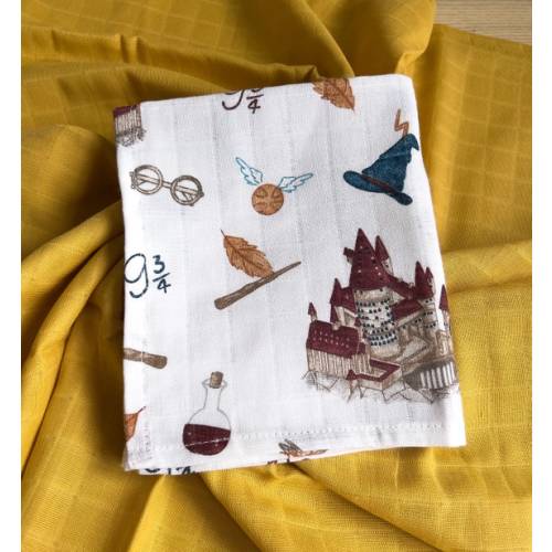 Wizarding School Muslin Squares 100% Organic Cotton Unisex Muslin Cloth Super Soft Muslin - Etsy
