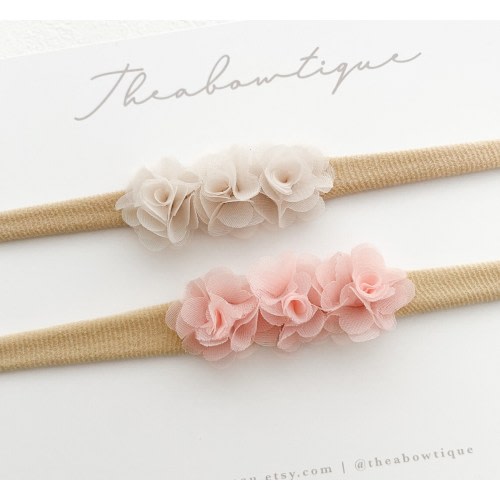 Snowdrop Newborn Headband (Option) Newborn Headband, Hair Bow, Infant bows, Baby Girl Gift, Beptist headband, Gift Newborn