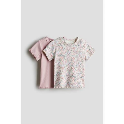 2-PACK RIBBED COTTON TOPS