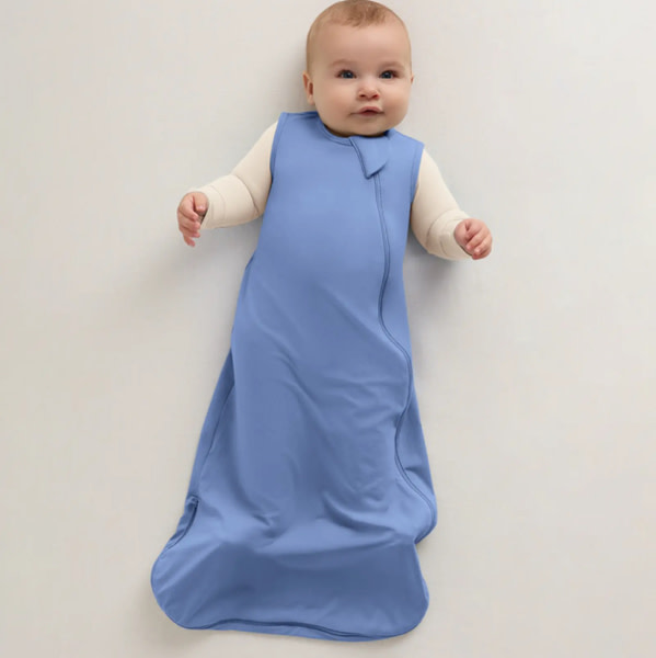 Bamboo Sleep Bag 0.5 TOG in Colony Blue
