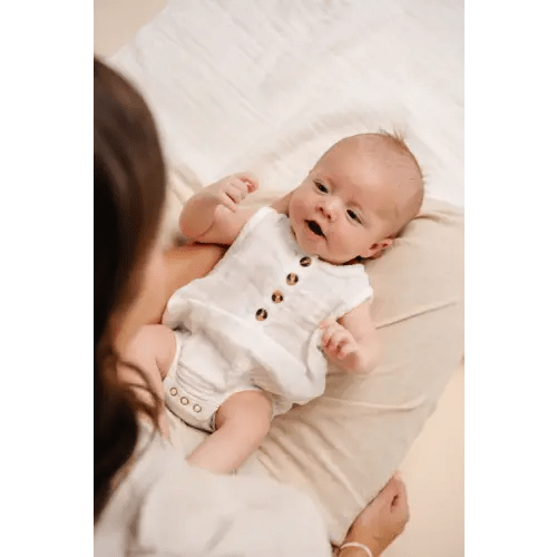 Cloud Muslin™ Bubble Romper - White