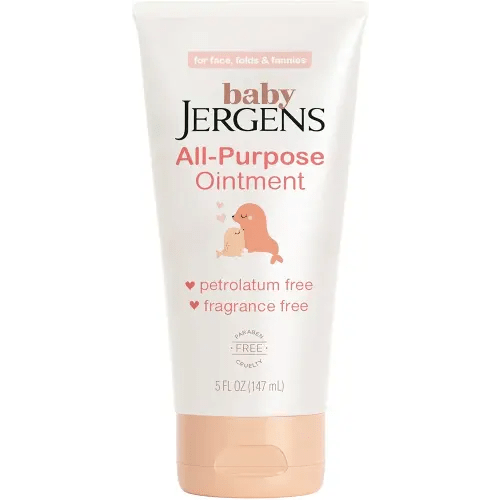 Jergens Baby All-Purpose Baby Ointment, Plant-Based Moisturizers, Petrolatum Free & Pediatrician-Tested, 5 Oz