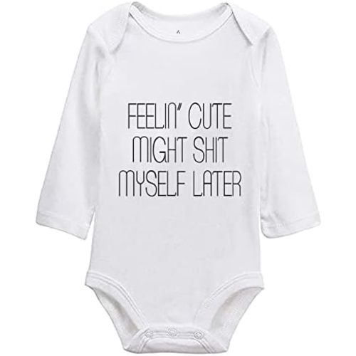 listery Funny Romper Cute Novelty Infant Baby Bodysuit Funny Baby infant Pregnancy Announcements