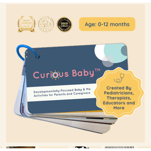 Infant Learning Cards - Curious Baby™ Activity Cards