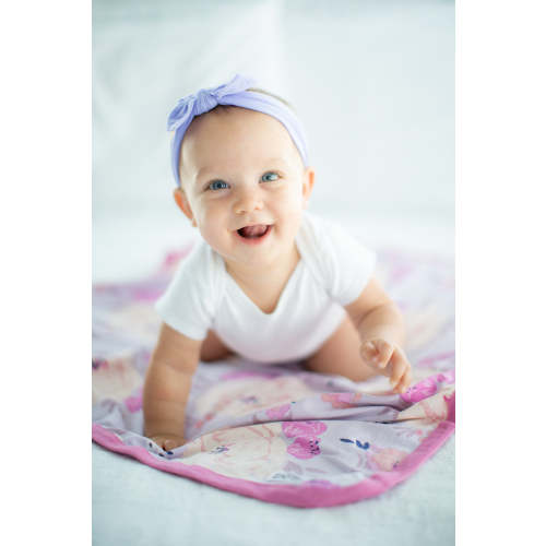 Purple Baby Headband with Bow