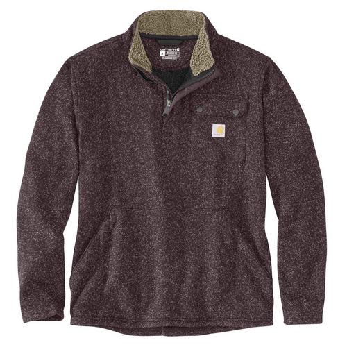 Men's Carhartt Relaxed Fit Midweight Pocket Sweater Fleece 1/4 Zip Pullover | SCHEELS.com
