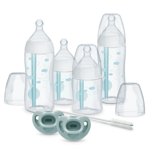 NUK Smooth Flow Pro Anti-Colic Bottle & Pacifier Newborn Gift Set