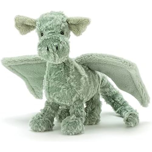 Jellycat Drake Dragon Stuffed Animal, Little, 10 inches