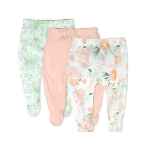 3-Pack Organic Cotton Footed Pants | Honest Baby Clothing