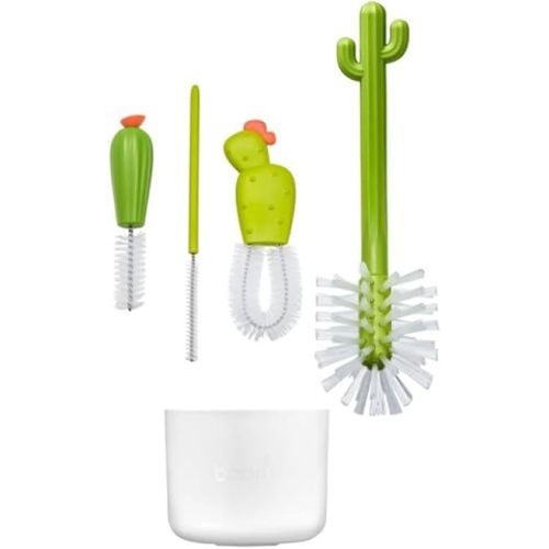 Replacement Baby Bottle Brushes - Includes Bottle Cleaner Brush, Straw Cleaner Brush, Nipple Brush and Detail Brush for Baby Bottles - Newborn Essentials (Set)
