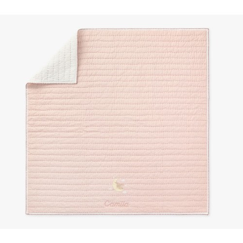 Animal Pickstitch Organic Baby Blanket