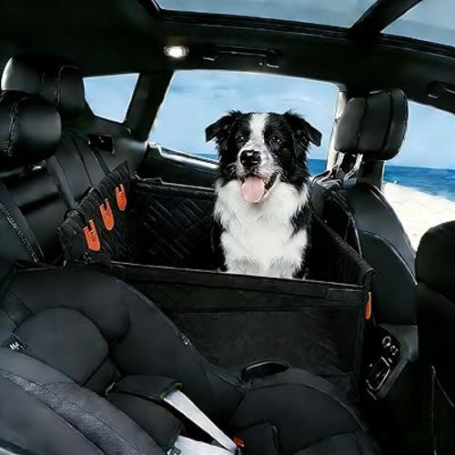 Dog seat protection with room for car seat