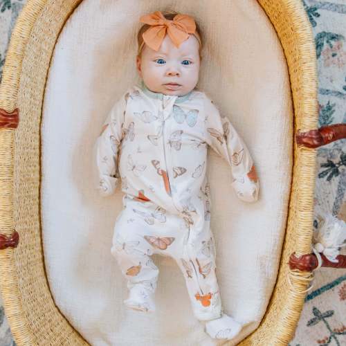 Zip-Up Footie Pajama - Luna