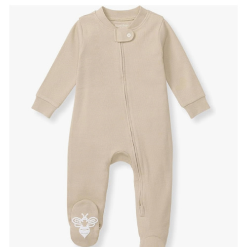 Burt's Bees Baby Boys Sleep and Play PJs, 100% Organic Cotton One-Piece Zip Front Romper Jumpsuit Pajamas