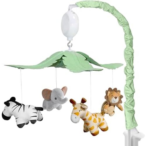 Jungle Safari Baby Crib Mobile with 35 Soothing Lullabies & 3 Modes