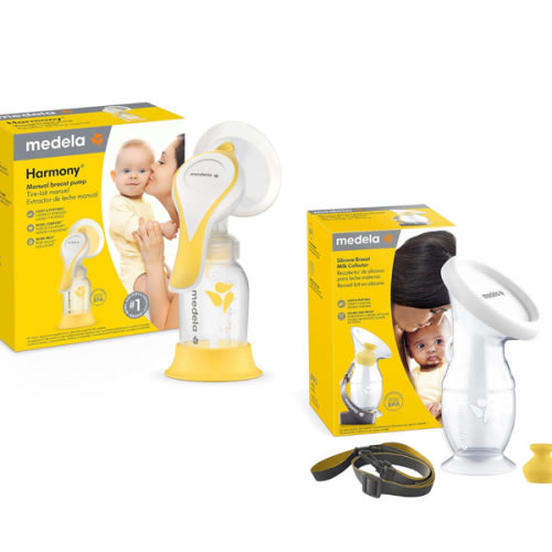 Medela Manual Breast Pump Set, Perfect Pair Bundle