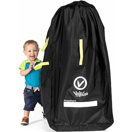 V VOLKGO Stroller Bag for Airplane, Large Stroller Bag for Airplane Travel, Jogger & Stroller Travel Bag - Fits Most Sizes, Gate Check Stroller Bag, Stroller Cover, Durable