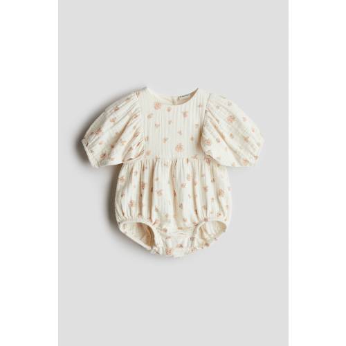 COTTON MUSLIN ROMPER SUIT