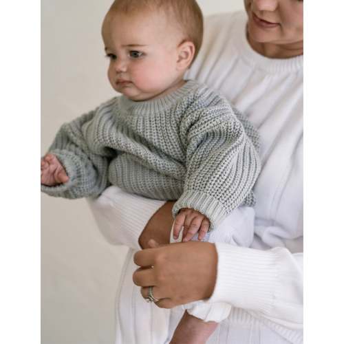 ‘Fog’ Chunky Knit Sweater
