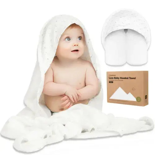 Luxe Baby Hooded Towel- Color: KeaStory