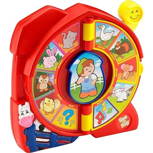 Fisher-Price Little People Toddler Toy See ‘n Say The Farmer Says, Learning Game with Music & Sounds for Kids Ages 18+ Months (Amazon Exclusive)