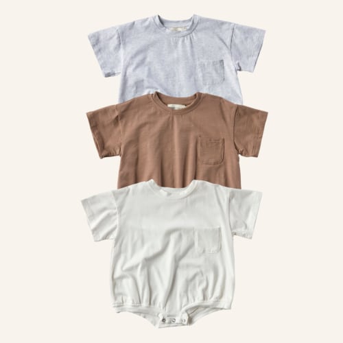 Cory Pocket Romper Bundle - Neutrals