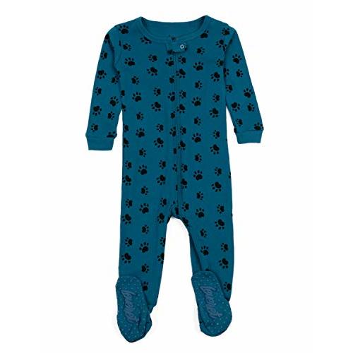 Leveret Kids Pajamas Baby Boys Girls Footed Pajamas Sleeper 100% Cotton (Size 6-12 Months-5 Toddler)