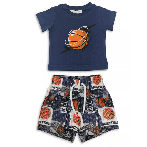Boys' Basketball Tee & Mesh Shorts Set - Baby