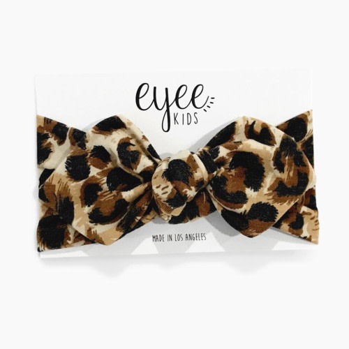 Eyee Kids Top Knot Headband - Classic Leopard, 0-6 Months