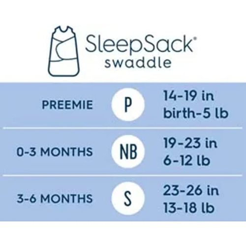 HALO 100% Cotton Sleepsack Swaddle, 3-Way Adjustable Wearable Blanket, TOG 1.5, Stems, Newborn, 0-3 Months - Newborn (Pack of 1)