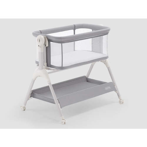 HARPPA Cuddly Sway | 3-in-1 Rocking Baby Bassinet & Bedside Sleeper for Newborns with Mattress for Reflux | Attaches to Bed, Adjustable Heights, Non-Toxic & CPSC Certified | Sturdy Frame, Portable Wheels, Tool-Free Setup, Gentle Rocking | Perfect for Newb