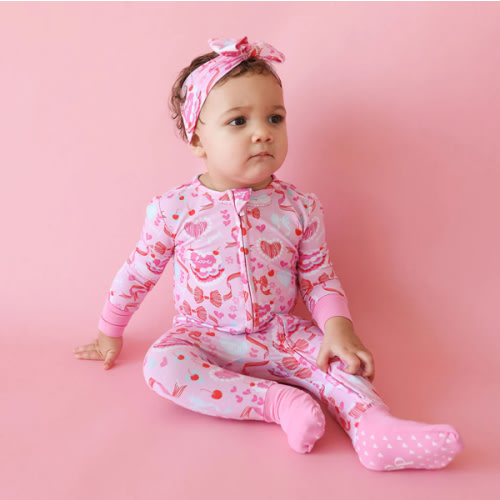 Desserts Pink Baby Convertible Sleeper | Love Cake