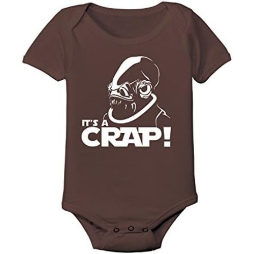 It's A Crap Trap Funny Geek Nerdy Sci-Fi Humor Baby One Piece