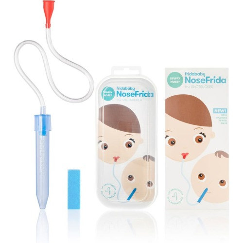Fridababy NoseFrida® The Snotsucker Nasal Aspirator & Travel Case, White