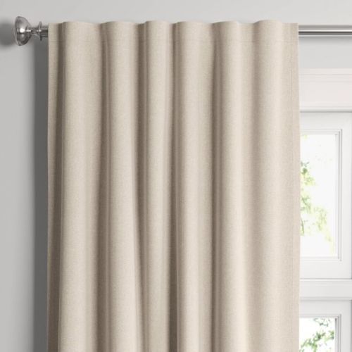 50"x84" Blackout Aruba Window Curtain Panel Fern Green - Threshold™: Recycled Polyester, Solid Drapes, OEKO-TEX Certified