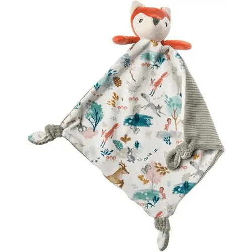 Mary Meyer Little Knottie Lovey Security Blanket, 10 x 10-Inches, Fox