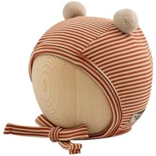 Newborn Baby Hospital Hat Infant Cotton Head Cap Lovely Bunny Ears Beanie 0-6Months Bonnet for Toddler Girls Boys