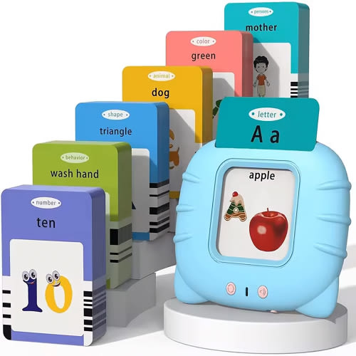 Interactive Talking Flash Cards for Toddlers – 248 Sight Words for Preschool Learning, ABCs, Shapes, Numbers, Animals, Colors | Fun Montessori Toy, Learning Gift for Kids 1-6 Years