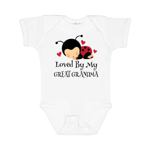 Inktastic Loved by My Great Grandma Girls Baby Bodysuit