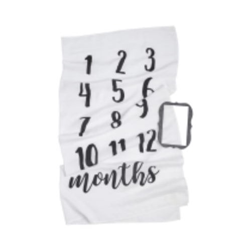 Monthly Milestone Blanket & Frame Set