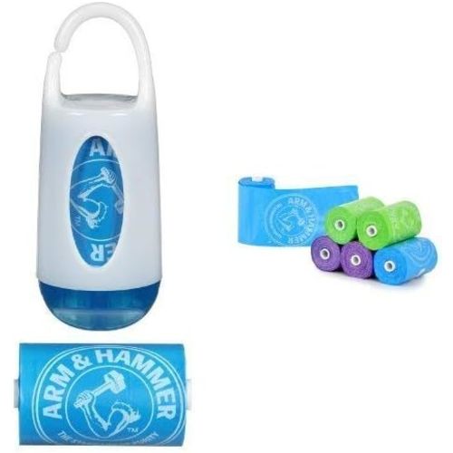 Munchkin Arm and Hammer Diaper Bag Dispenser, 1 Count Each, Colors May Vary (2)