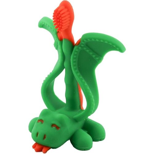 Baby Banana - Mystical Dragon Toothbrush, Training Teether Tooth Brush for Infant, Baby, and Toddler
