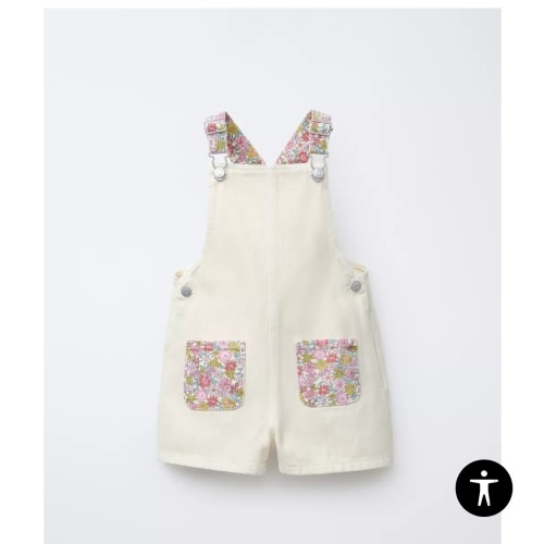 FLORAL TWILL OVERALLS - Pink | ZARA United States