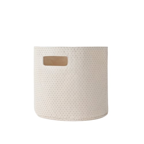 Printed Basket Pint - Pin Dot Pebble