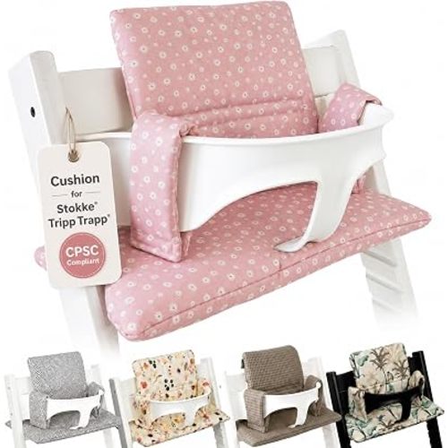 UKJE Cushion for Stokke Tripp Trapp High Chair - Wipe Clean & Extra Padded