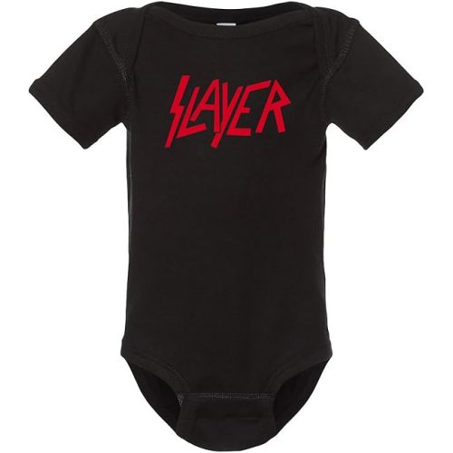 Slayer Thrash Metal Black Onesie