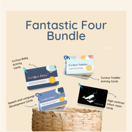 Infant Learning Cards - Curious Baby™ Activity Cards – Curious Baby Cards