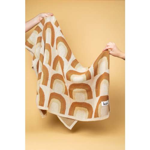 Organic Cotton Knitted Blanket – Kiin ®