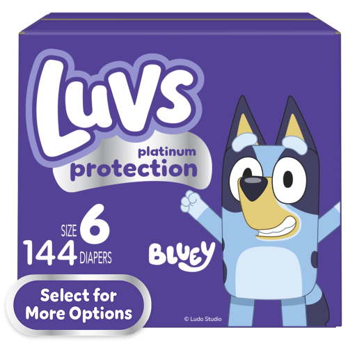 Luvs Size 6 Diapers, 144 Count with Paw Patrol Design